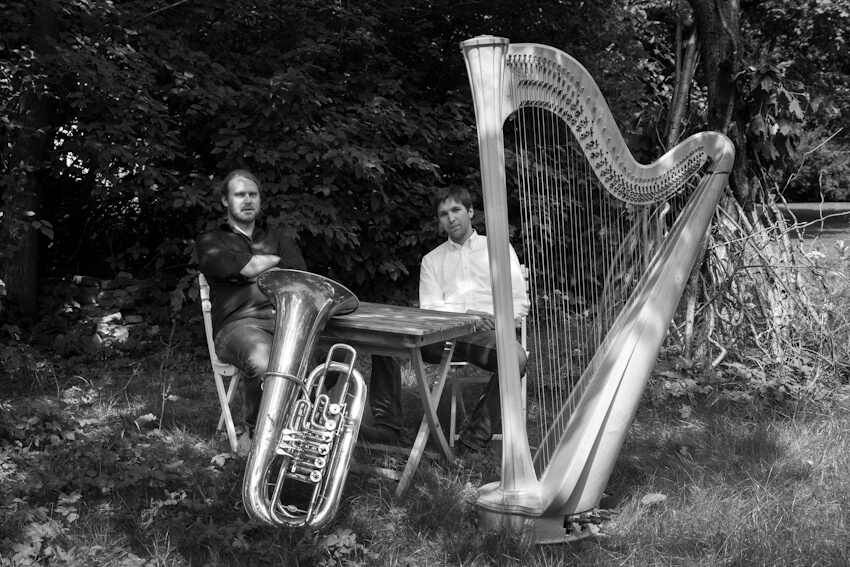 Tuba und Harfe